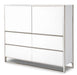 State St Metal Storage Cabinet in Glossy White image