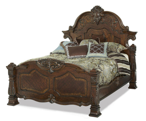 Windsor Court Queen Mansion Bed in Vintage Fruitwood 70000QNMB-54 image