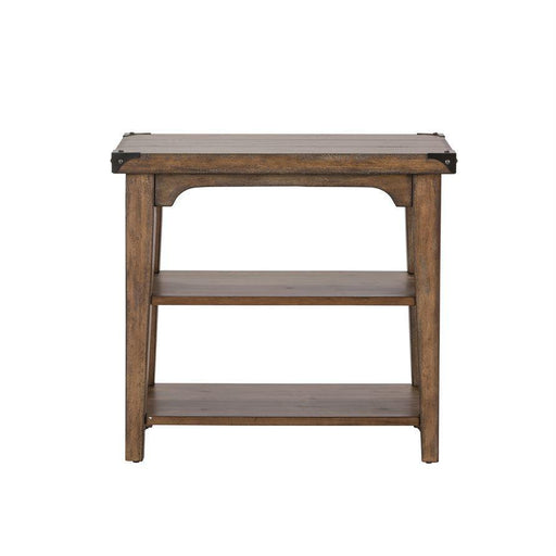 Liberty Aspen Skies Chair Side Table in Weathered Brown image