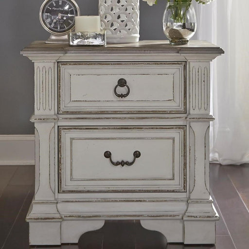 Liberty Furniture Abbey Park Drawer Nightstand in Antique White image