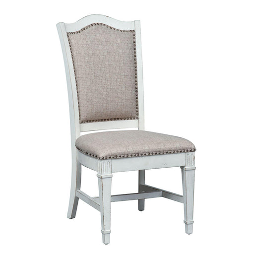 Liberty Furniture Abbey Park Upholstered Side Chair (RTA) in Antique White (Set of 2) image