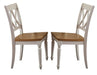 Liberty Furniture Al Fresco Double X Back Side Chair (Set of 2)  in Driftwood/Sand image