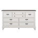 Liberty Furniture Allyson Park Drawer Dresser in Wirebrushed White image