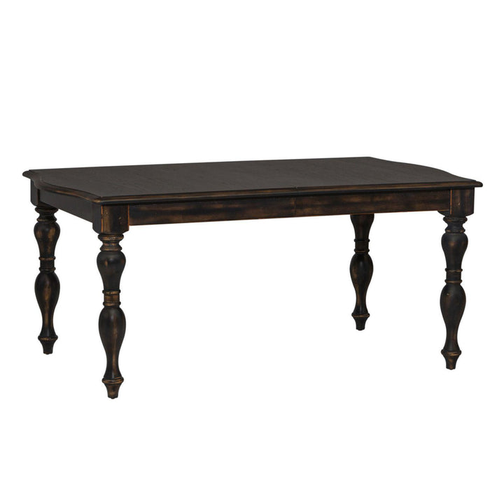 Liberty Furniture Chesapeake Rectangular Leg Dining Table in Antique Black image