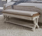 Liberty Furniture Farmhouse Reimagined Bed Bench in Antique White image