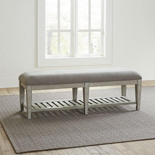 Liberty Furniture Heartland Bed Bench in Antique White image