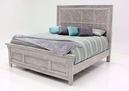 Liberty Furniture Heartland King Decorative Panel Bed in Antique White image