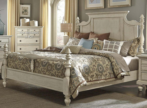 Liberty Furniture High Country King Poster Bed in White image