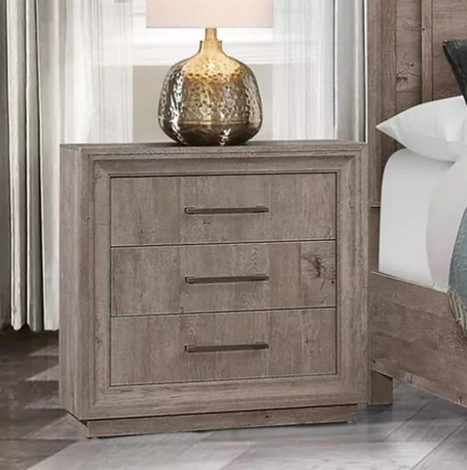Liberty Furniture Horizons 3 Drawer Bedside Chest with Charging Station in Graystone image
