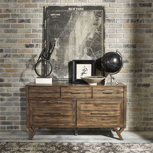 Liberty Furniture Lennox Credenza in Weathered Chestnut image
