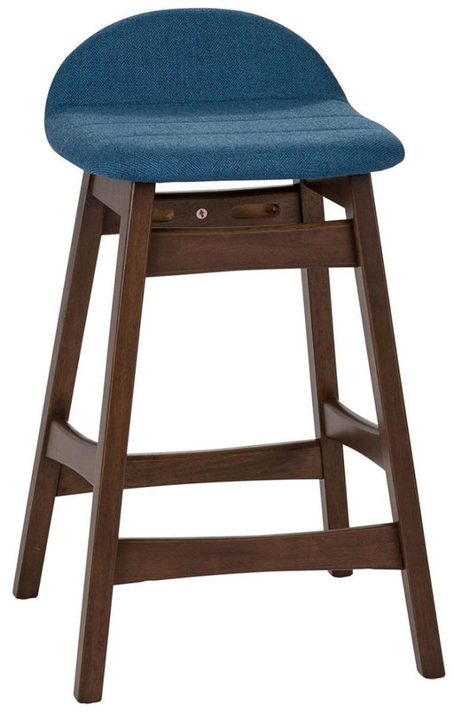 Liberty Furniture Space Saver Barstool30 (Blue) in Satin Walnut (Set of 2) image