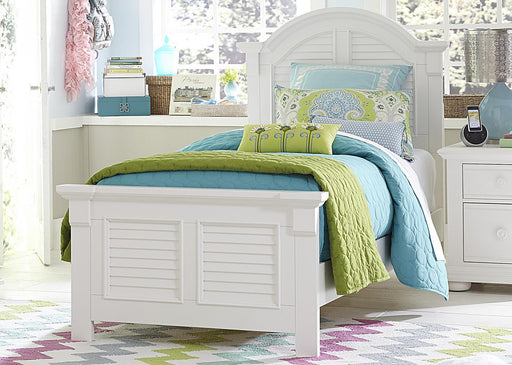 Liberty Furniture Summer House Full Panel Bed in Oyster White image