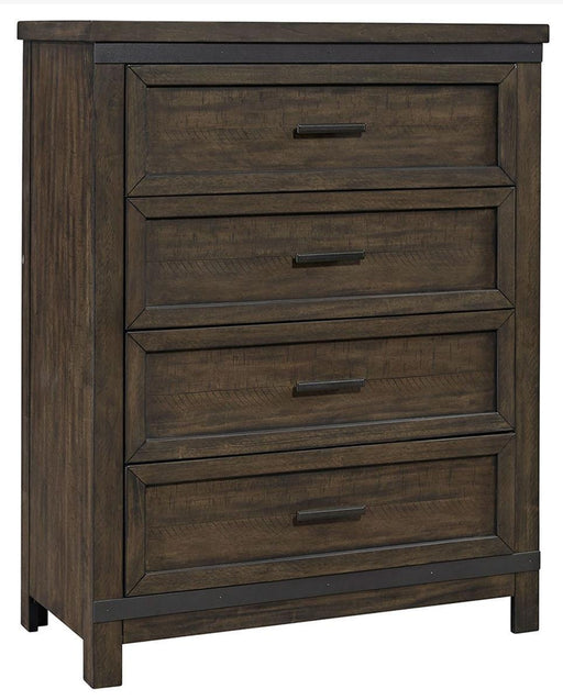 Liberty Furniture Thornwood Hills 4 Drawer Chest in Rock Beaten Gray image