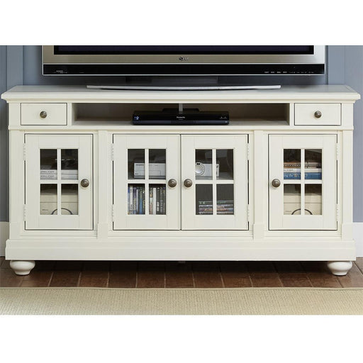 Liberty Harbor View 62" Entertainment TV Stand in Linen image