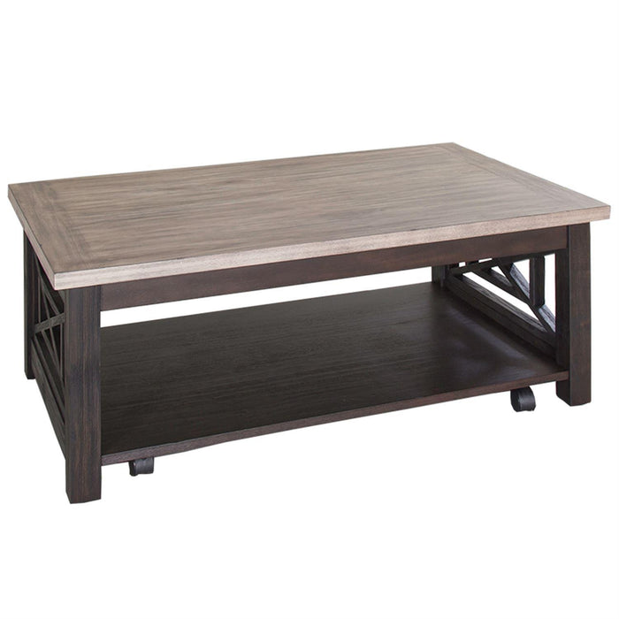 Liberty Heatherbrook Cocktail Table in Charcoal and Ash image