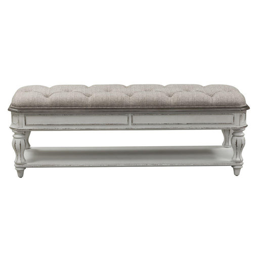Liberty Magnolia Manor Bed Bench in Antique White image