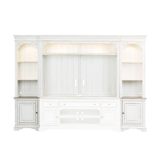 Liberty Magnolia Manor Entertainment Center with Piers in Antique White image