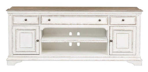 Liberty Magnolia Manor Entertainment TV Stand in Antique White image