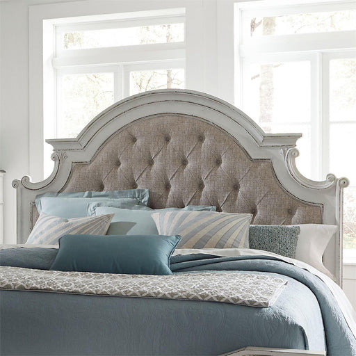 Liberty Magnolia Manor King Upholstered Panel Headboard in Antique White image