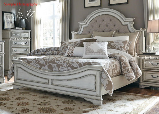 Liberty Magnolia Manor Twin Upholstered Bed in Antique White image