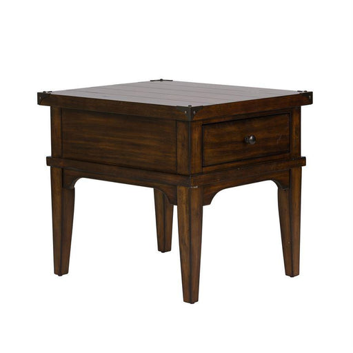 Liberty Aspen Skies End Table in Russet Brown image