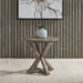 Liberty Parkland Falls Round End Table in Weathered Taupe image