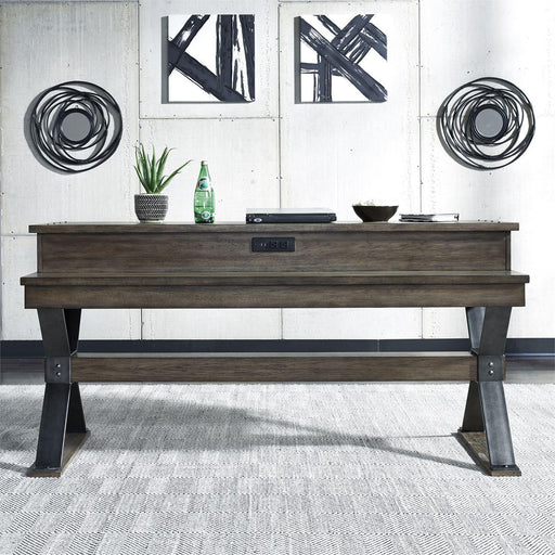 Liberty Sonoma Road Console Bar Table in Weathered Beaten Bark image