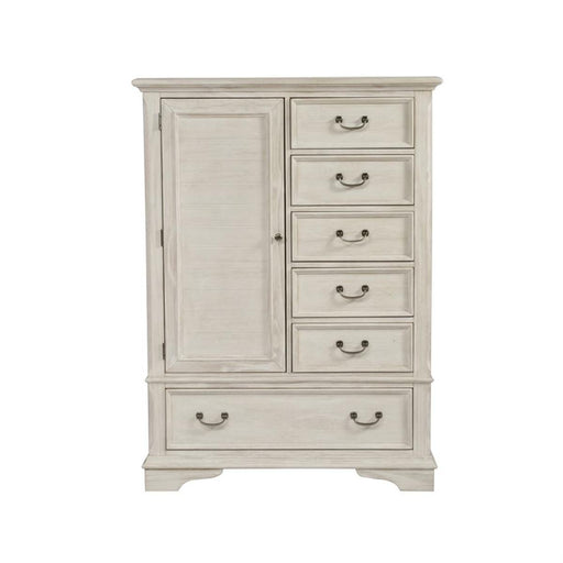 Liberty Funiture Bayside Gentleman's Chest  in Antique White image