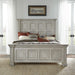 Liberty Furniture Big Valley King Panel Bed in Whitestone image