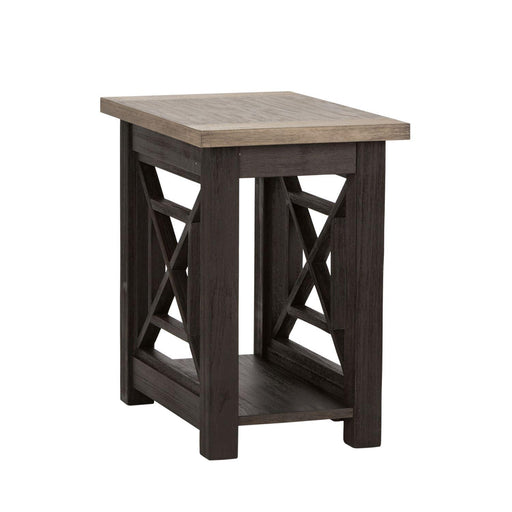 Liberty Heatherbrook Chair Side Table in Charcoal and Ash image