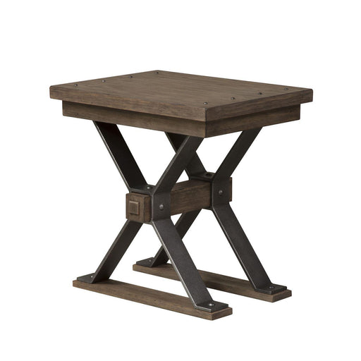 Liberty Sonoma Road Chair Side Table in Weathered Beaten Bark image