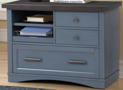 Parker House Americana Modern Functional File with Power Center in Denim image