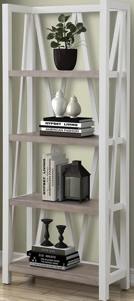 Parker House Americana Modern Etagere Bookcase in Cotton image