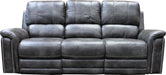 Parker House Belize Sofa Dual PWR Recliner w/ USB & PWR Headrest in Ash image