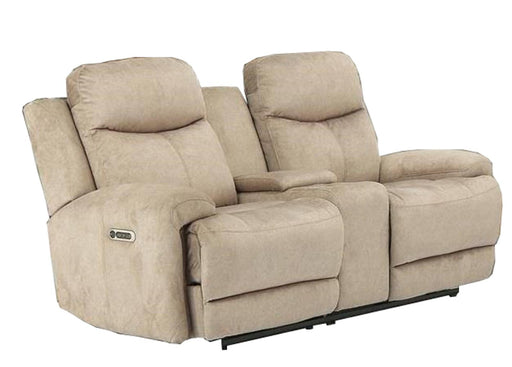 Parker House Bowie Loveseat Recliner Power with USB and Power Headrest and Gel Foam in Doe MBOW#822PH-DOE image