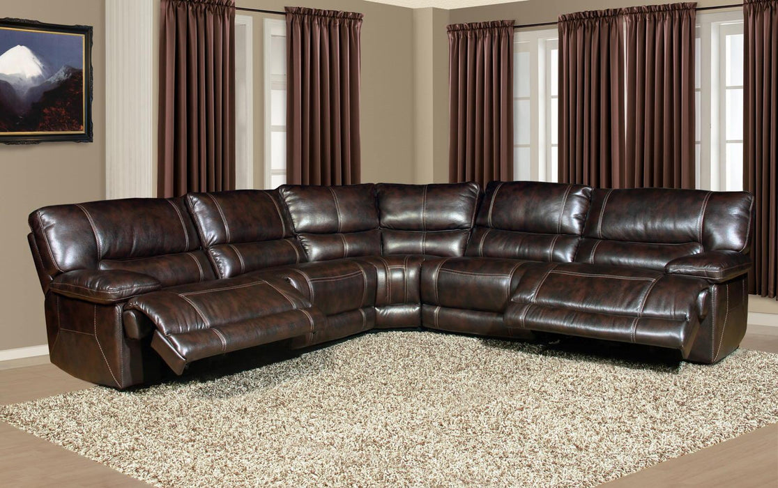 Parker House Pegasus 5pc Power Recliner Sectional in Nutmeg image