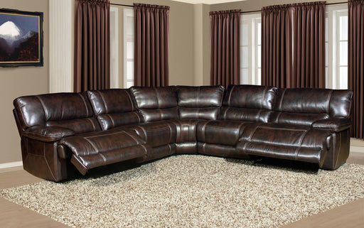 Parker House Pegasus 5pc Power Recliner Sectional in Nutmeg image