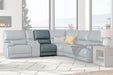 Parker House Whitman Power Cordless Armless Recliner in Verona Azure image