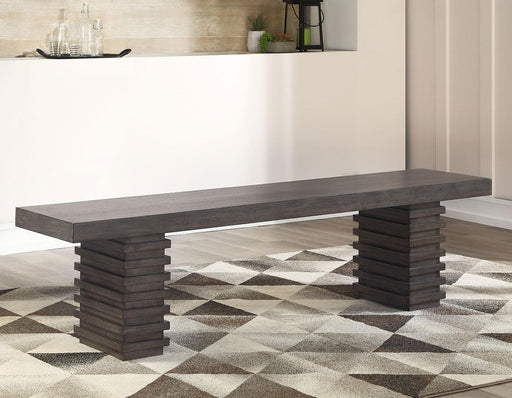 Steve Silver Mila Bench in Washed Grey image