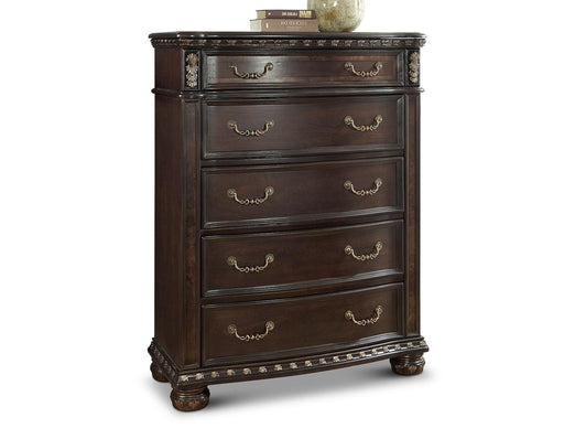 Steve Silver Monte Carlo 5 Drawer Chest in Cocoa image