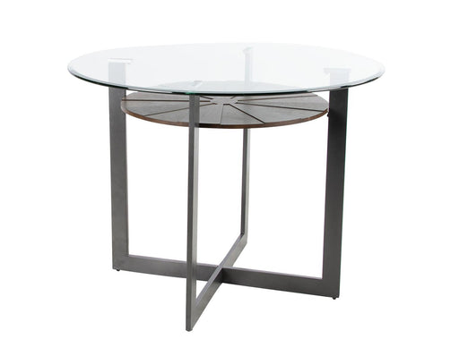 Steve Silver Olson Counter Glass Top Table in Caramel image