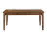 Steve Silver Ora 6 Drawer Dining Table in Hickory image