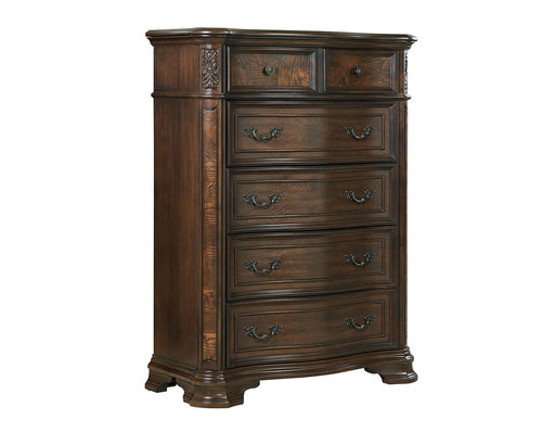 Steve Silver Royale 6 Drawer Chest in Brown Cherry image