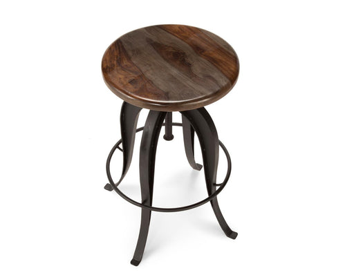 Steve Silver Sparrow Round Setup Stool in Natural Brown (Set of 2) image