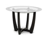 Steve Silver Verano Glass Top Table in Black image