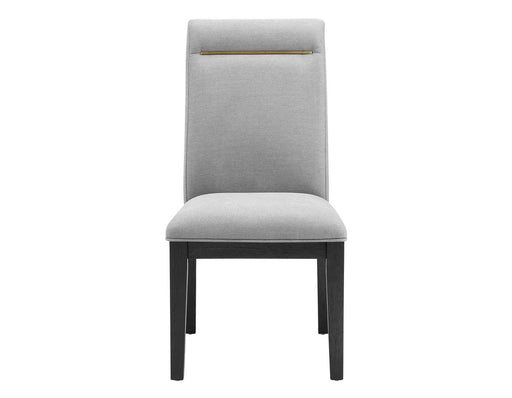 Steve Silver Yves Performance Side Chair in Rubbed Charcoal (Set of 2) image