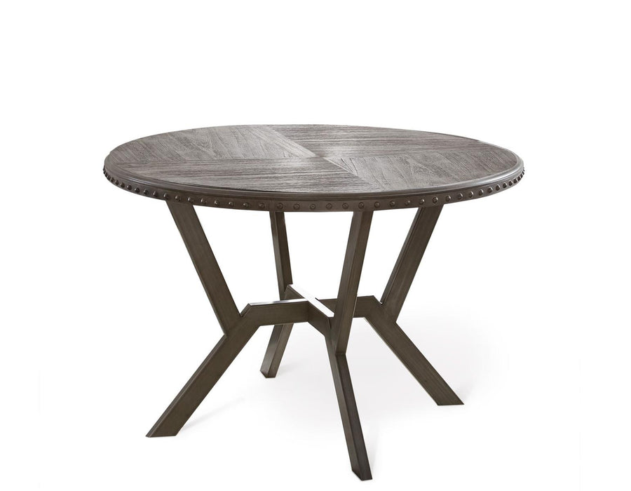Steve Silver Alamo Round Dining Table in Gray image