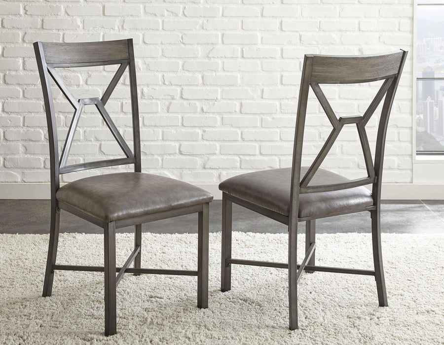 Steve Silver Alamo Side Chair in Gray (Set of 2) image
