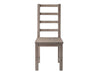 Steve Silver Auckland Reclaimed Wood Side Chair in Weathered Grey (Set of 2) image