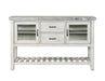 Steve Silver Canova Gray Marble Top Server in Cathedral White image